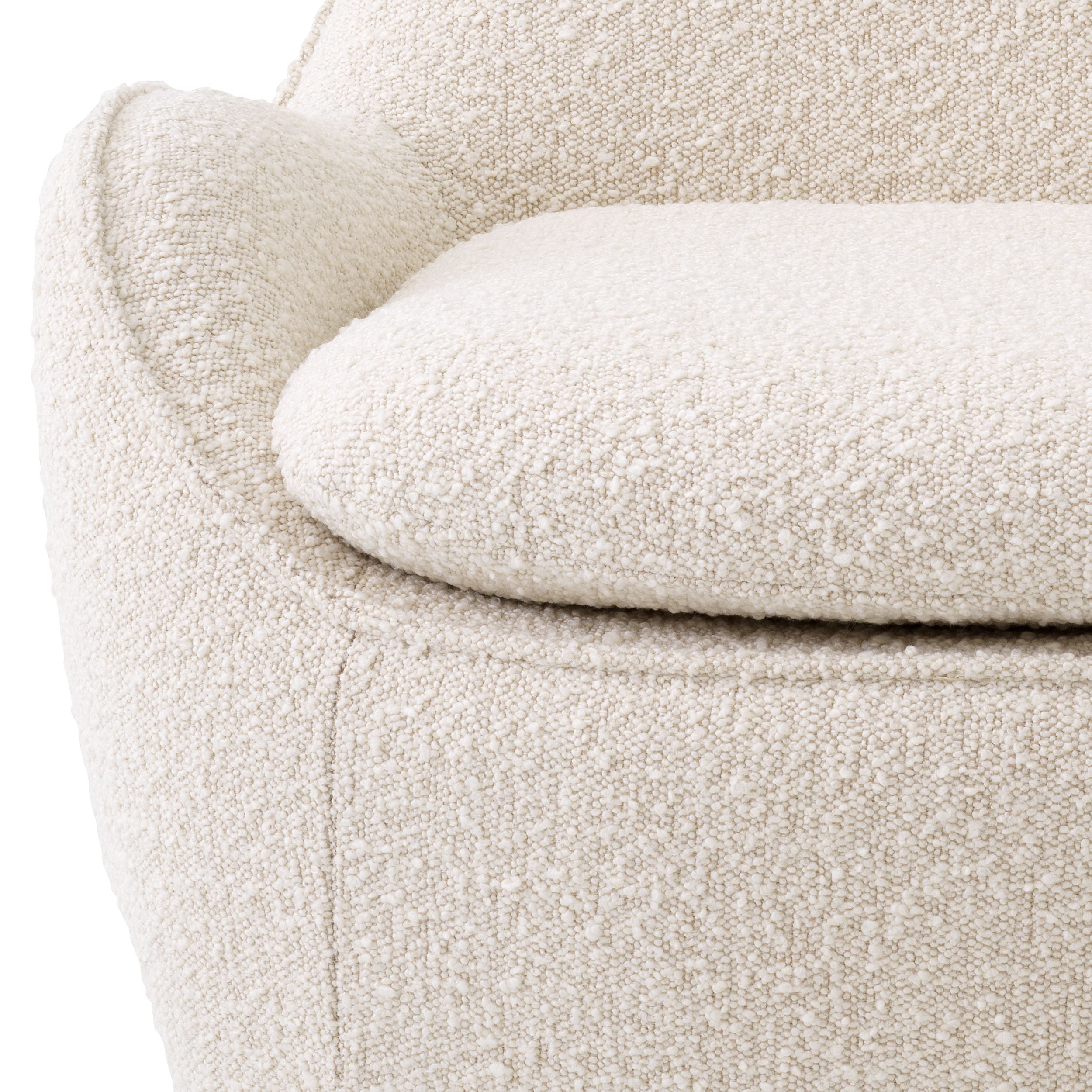 Cupid chair in cream boucle by Eichholtz-Renaissance Design Studio