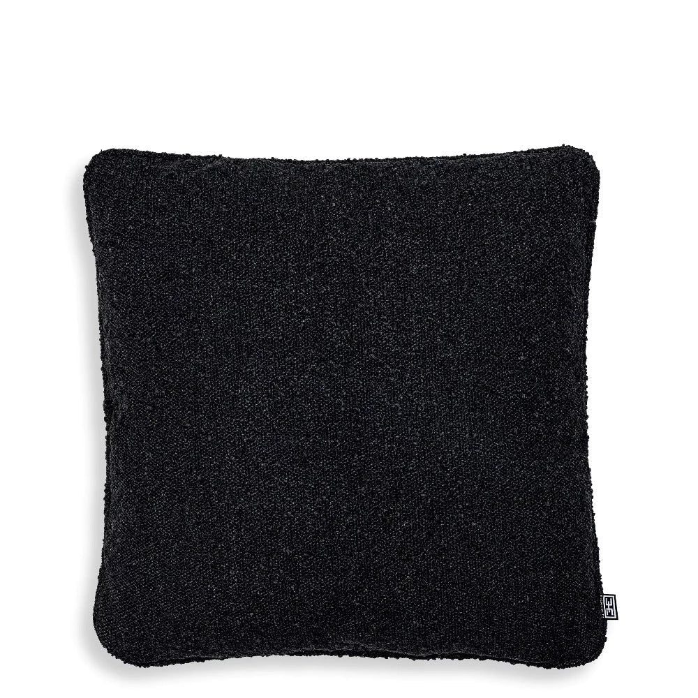 CUSHION BOUCLÉ S Black by Eichholtz.-Renaissance Design Studio