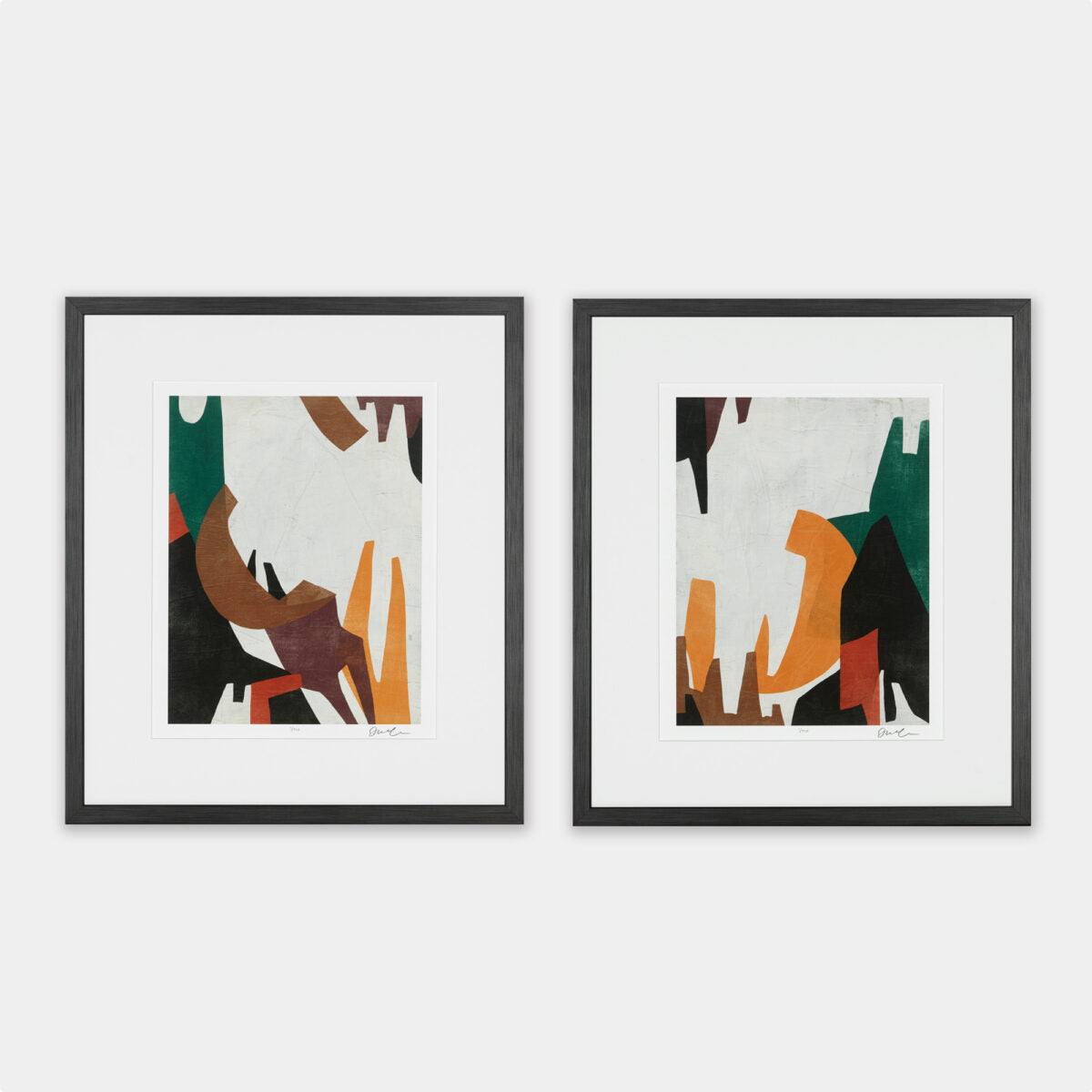Cut Cavern - Set Of 2 Prints-Renaissance Design Studio