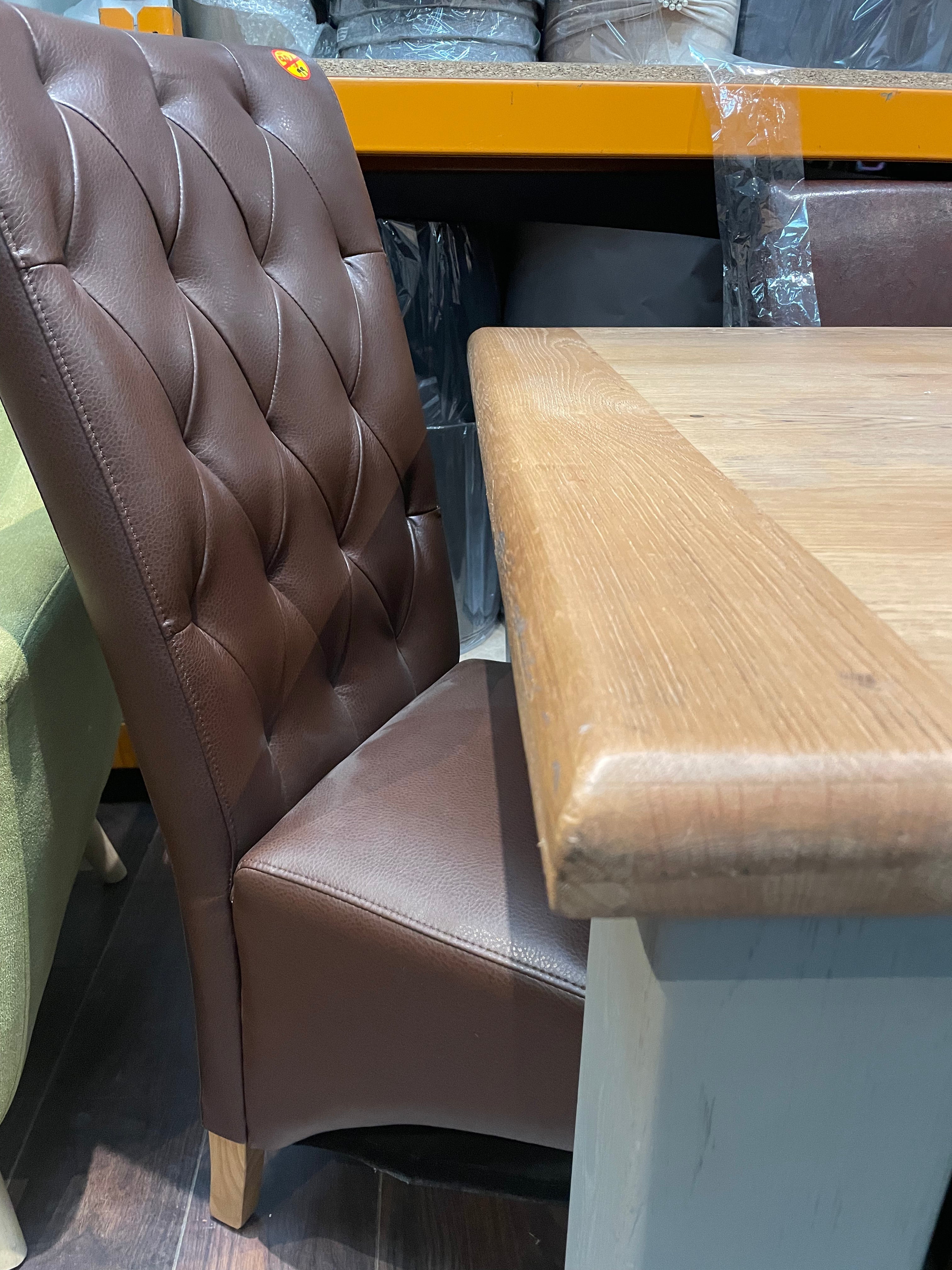 Daniel oak table ex display on clearance-Renaissance Design Studio