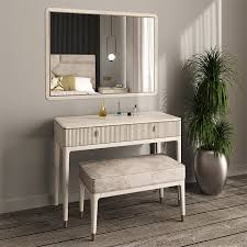 Darcy rectangle mirror in Ebony or stone. 80 x 106cm-Renaissance Design Studio