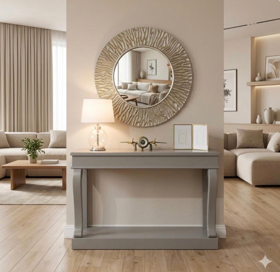Darren 100 cm gold mirror-Renaissance Design Studio