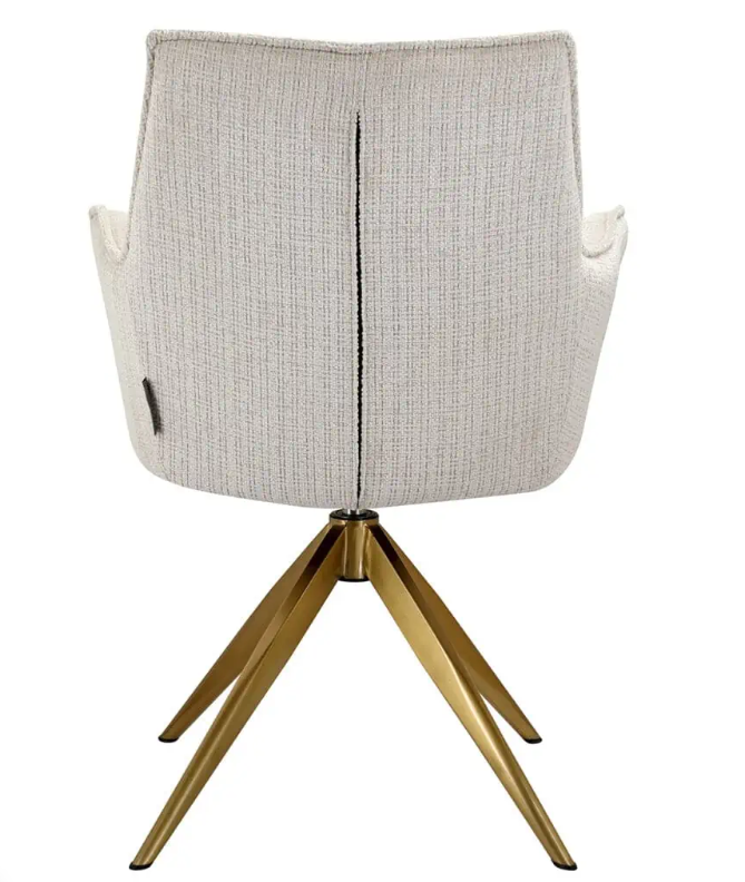 Davina Swivel Carver Dining chair-Dining Chair-Renaissance Design Studio