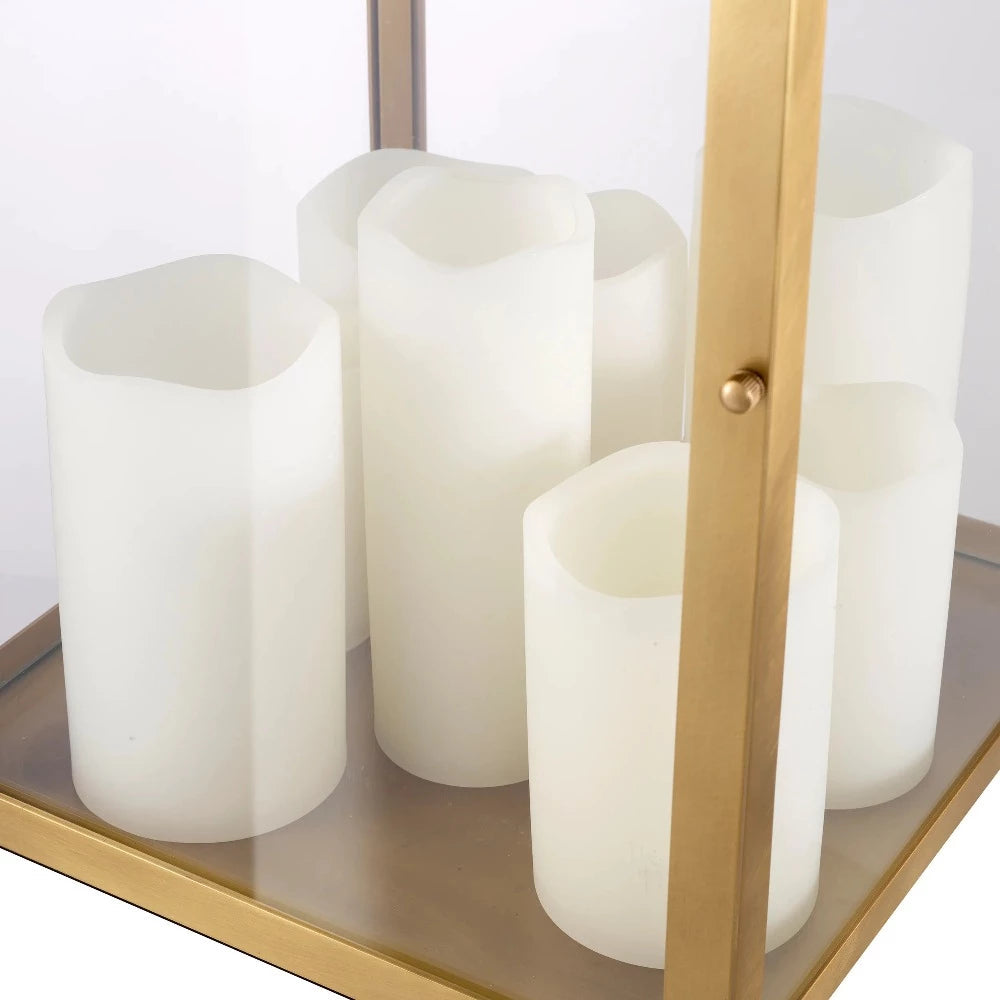 Debonair Candle hurricane Lamp by Eichholtz reduced-Renaissance Design Studio