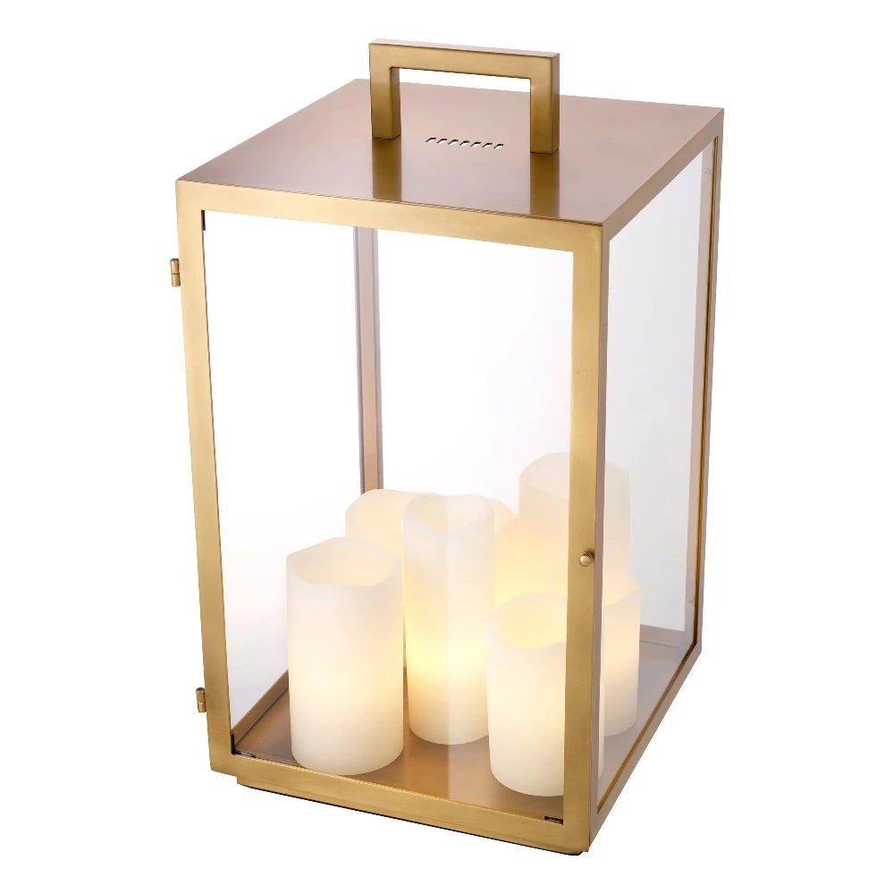 Debonair Candle hurricane Lamp by Eichholtz reduced-Renaissance Design Studio