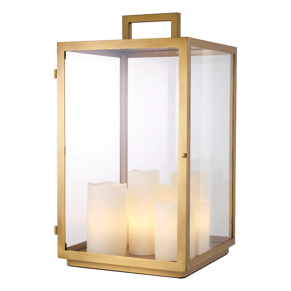 Debonair Candle hurricane Lamp by Eichholtz reduced-Renaissance Design Studio
