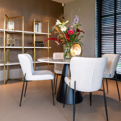 Delgado Faux marble round table 120 cm