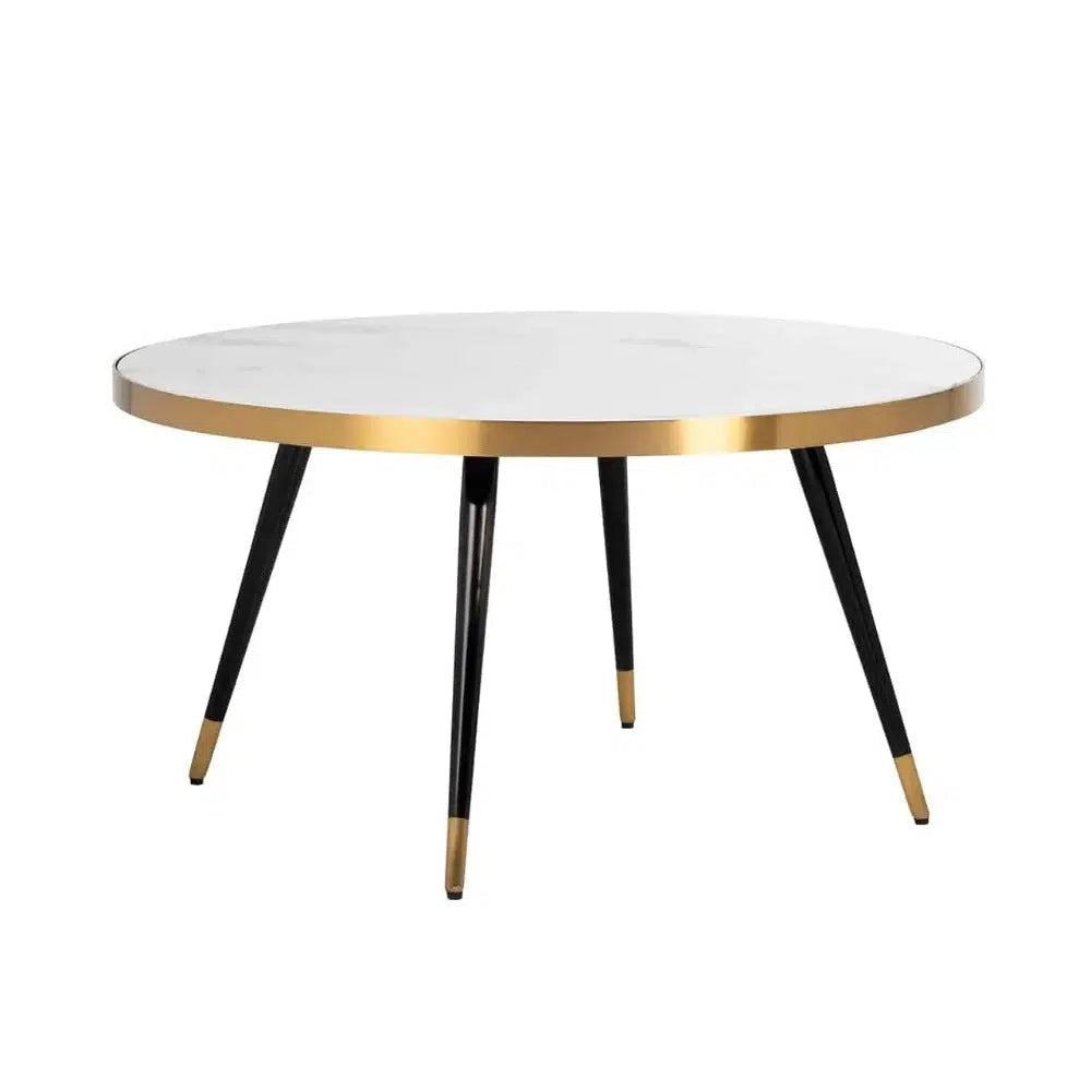 Delphine Coffee Table brushed gold-Coffee Table-Renaissance Design Studio