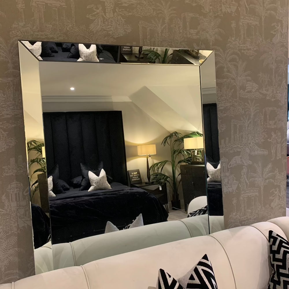 Delta Full wall height Emperor headboard SALE sold as seen-Wall height headboard plus bed-Renaissance Design Studio