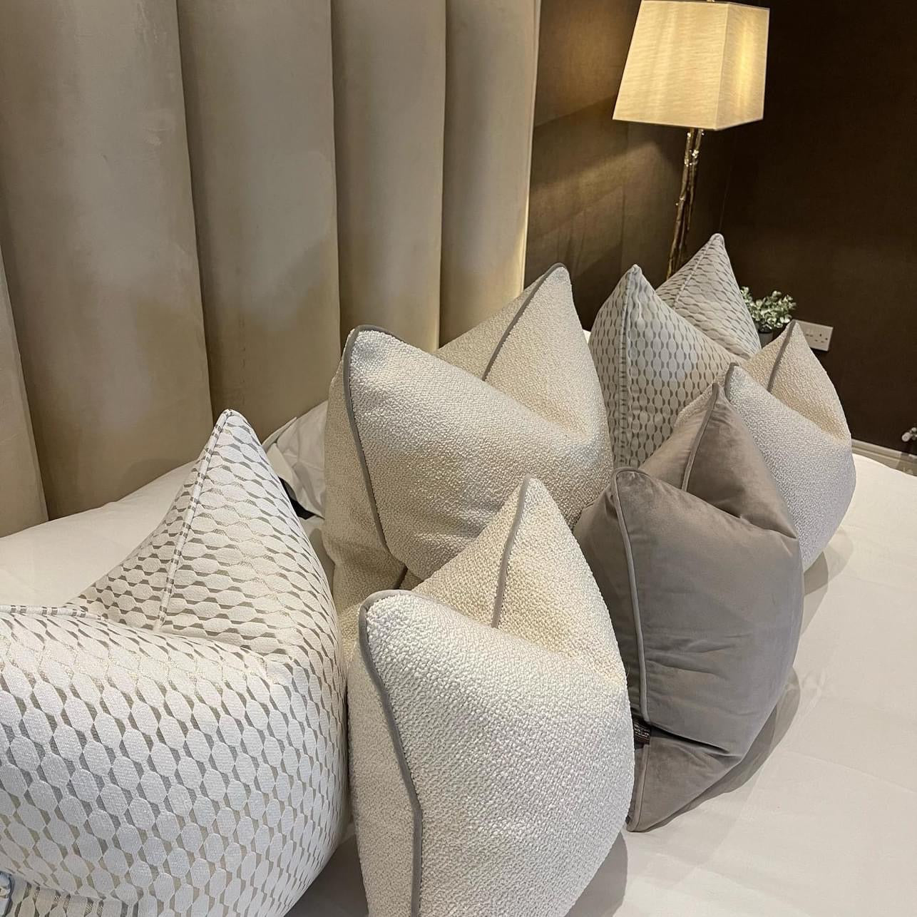 Delta Ottoman gas lift super king 6 ft Bed in plush Cream velvet last 1 sold as seen at reduced price-Renaissance Design Studio