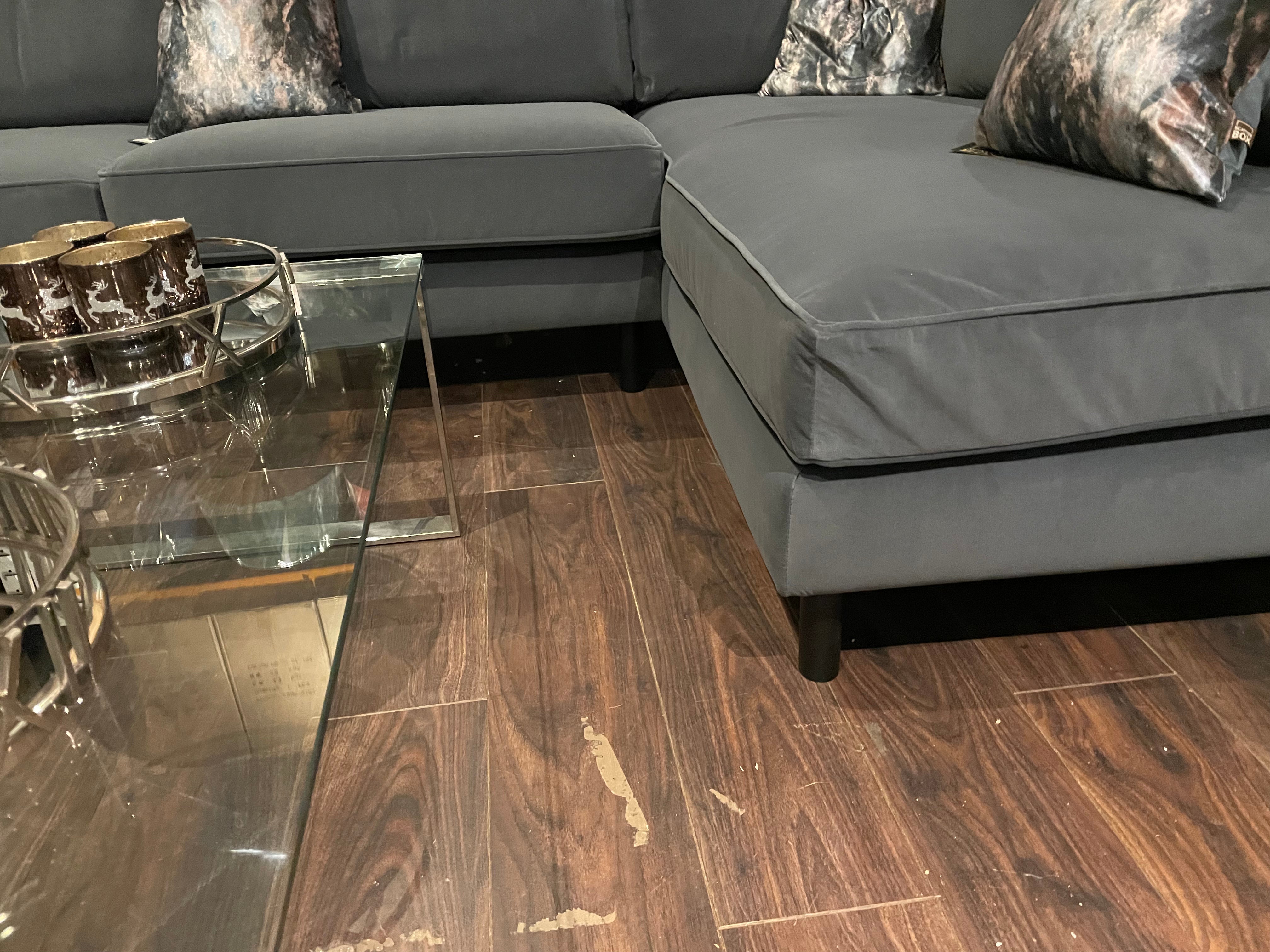 Denby loveseat reduced to clear-Corner group-Renaissance Design Studio