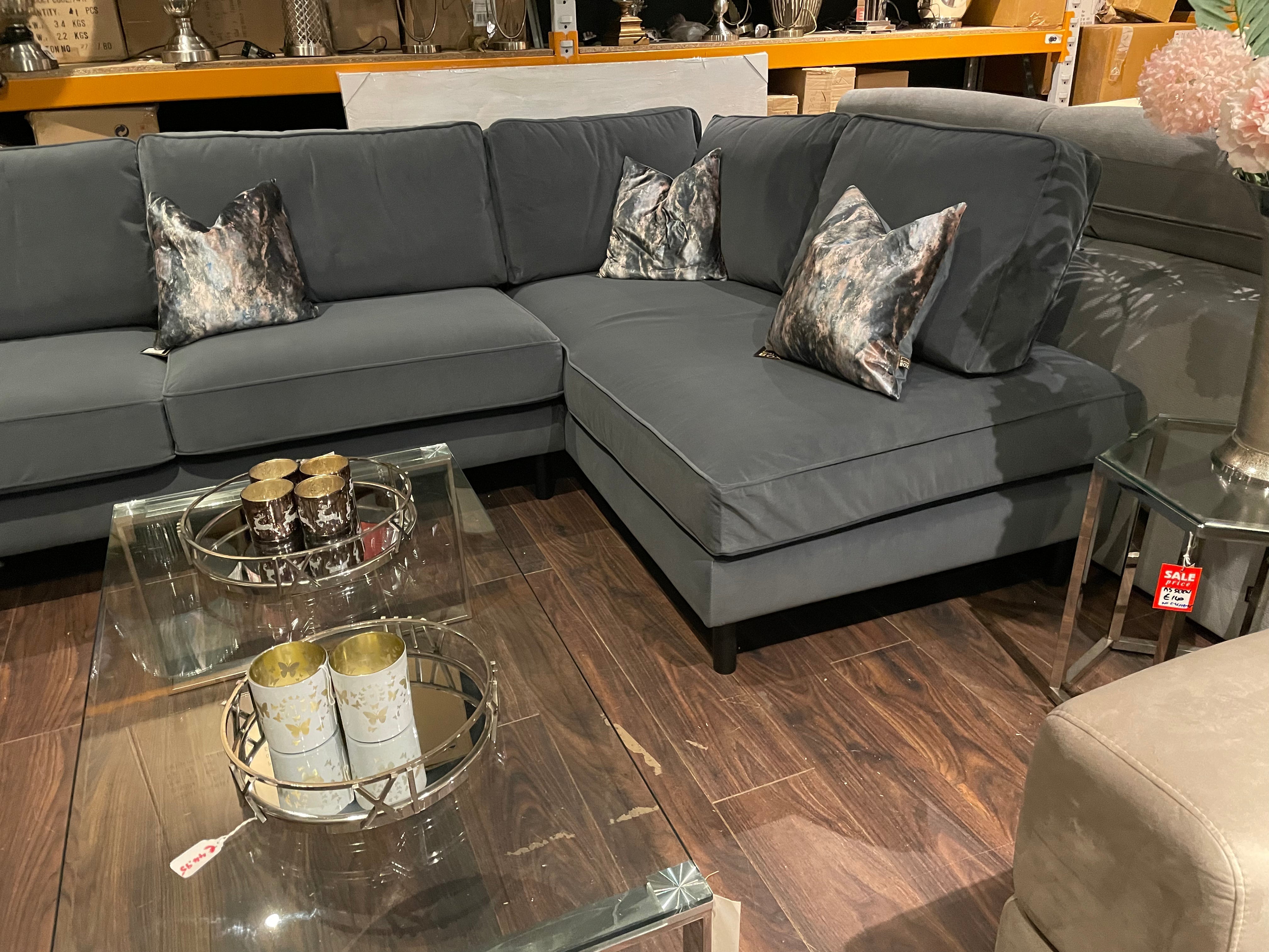 Denby loveseat reduced to clear-Corner group-Renaissance Design Studio