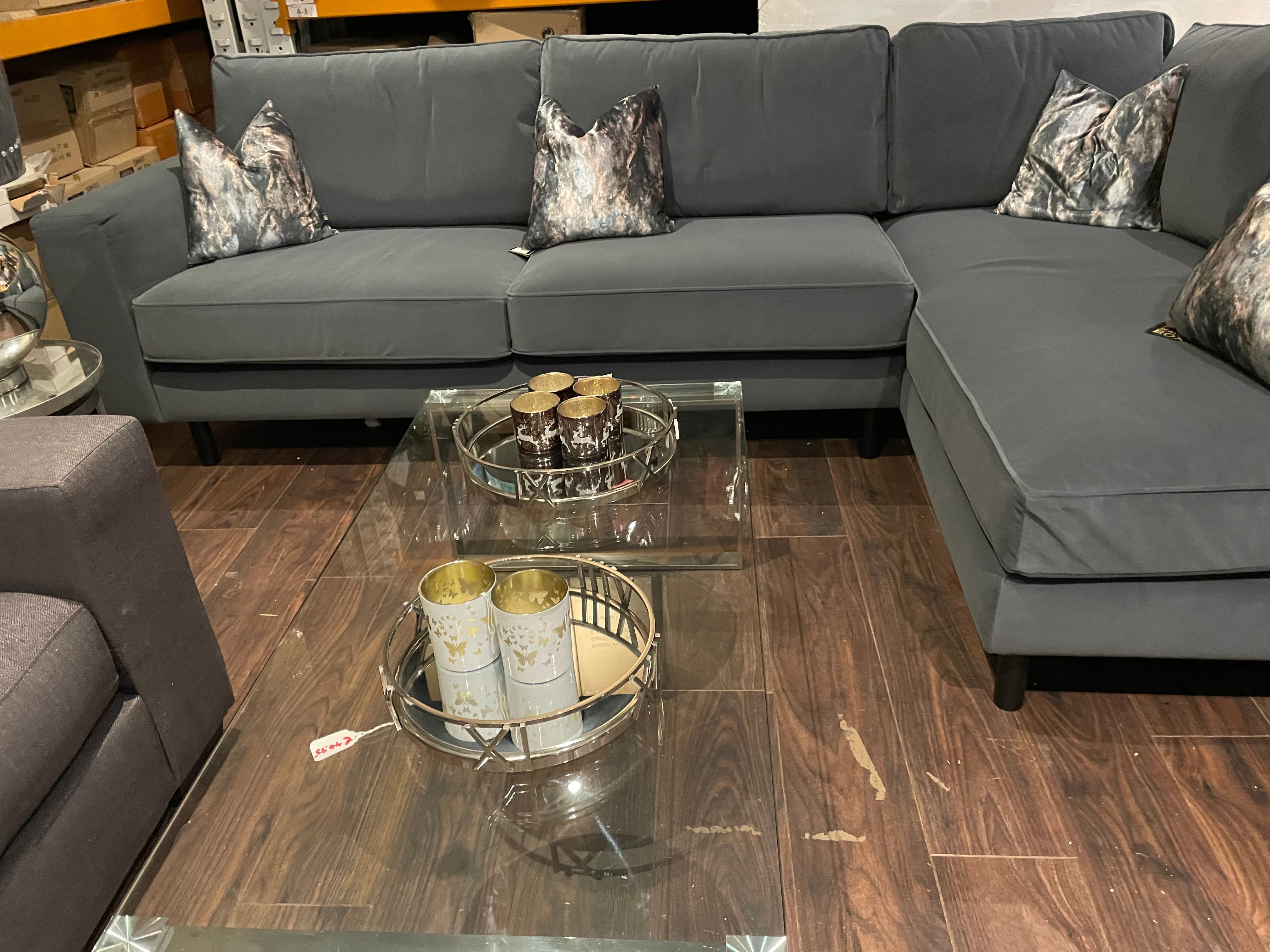 Denby loveseat reduced to clear-Corner group-Renaissance Design Studio