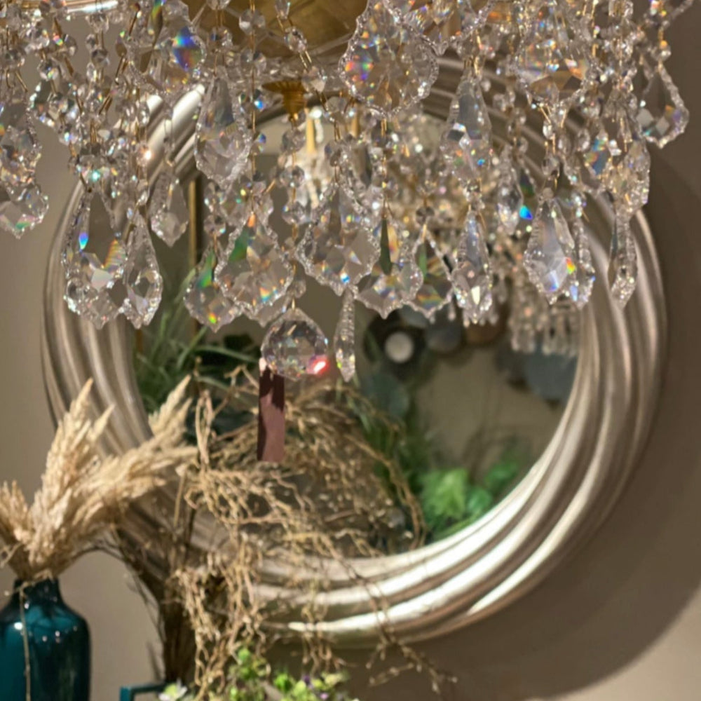 Designer swirl Mirror by RV ASTLEY in 110cm reduced ex display sold as seen clearance-Mirrors-Renaissance Design Studio