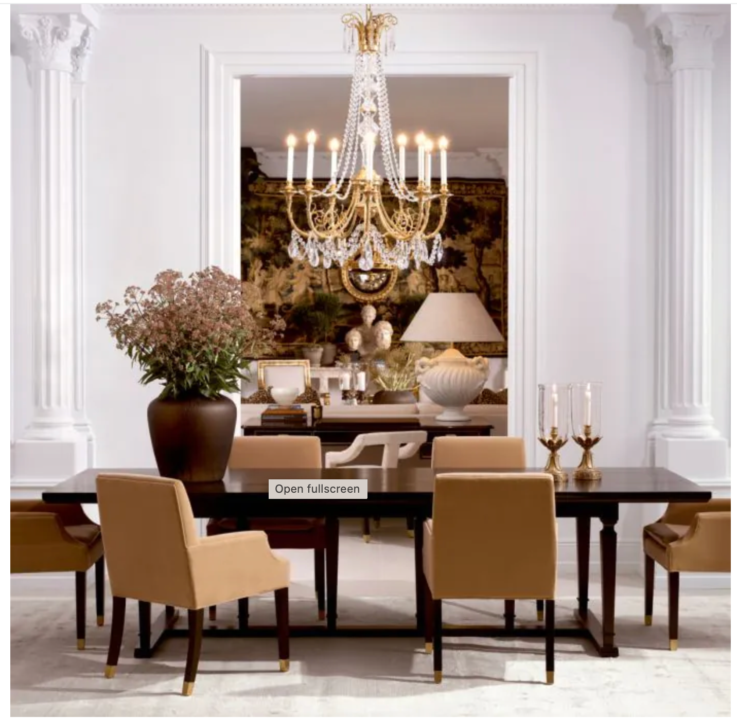 Dining Table Americana by Eichholtz with Historic Provance-Renaissance Design Studio