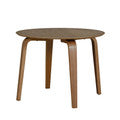 Dining Table Round 1000 - Walnut-Renaissance Design Studio