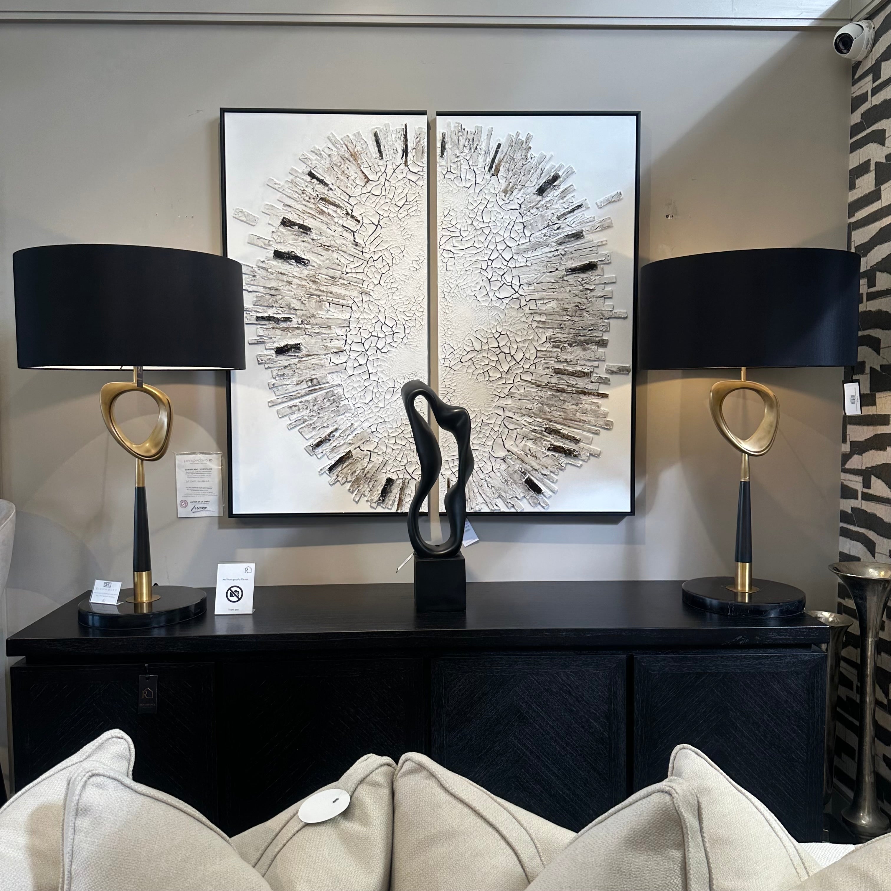 Diptico Icaro Original large Artworks by artist Vicente Soriano-Renaissance Design Studio