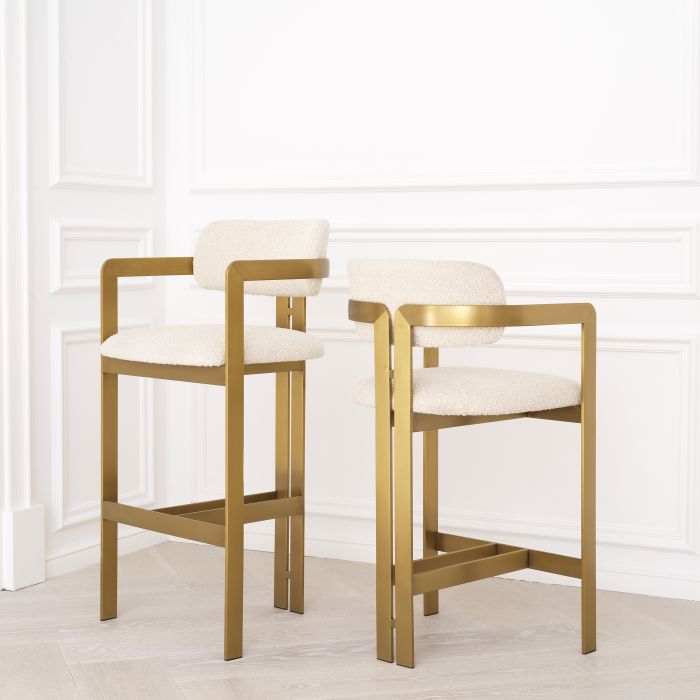 Donato Designer Counter Stool by Eichholtz new Lower price !-Renaissance Design Studio