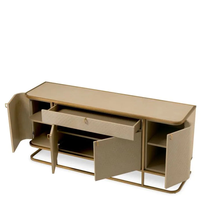 Dresser Napa Valley Woven washed oak veneer by Eichholtz-Renaissance Design Studio