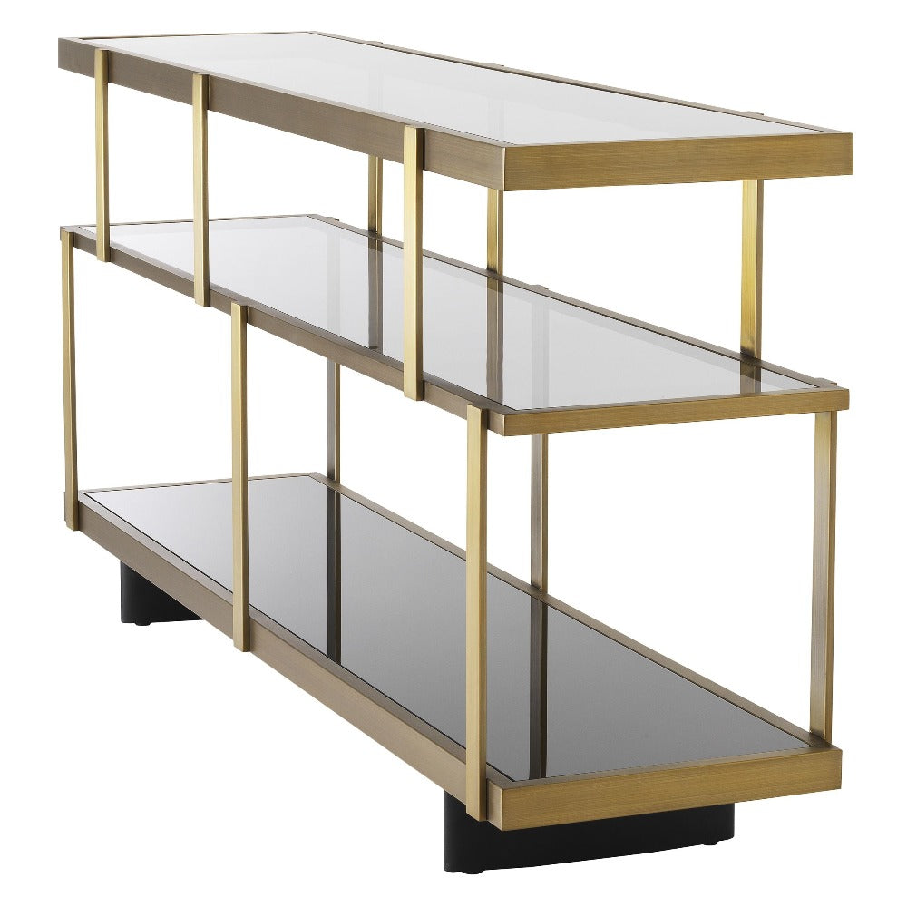 Dresser Nesto in brushed brass by Eichholtz-Display unit-Renaissance Design Studio