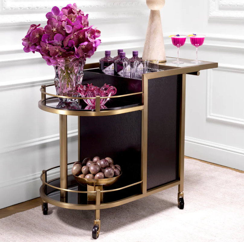 Drinks trolley Bellini by Eichholtz ex showroom save 30%-Renaissance Design Studio