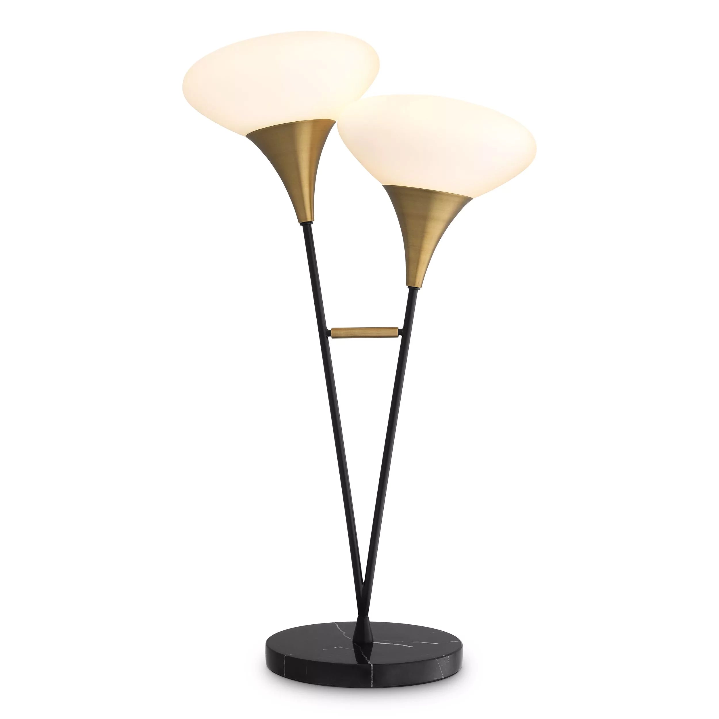 Duco Table Lamp antique brass finish by Eichholtz 20% off Eichholtz lamps-Renaissance Design Studio