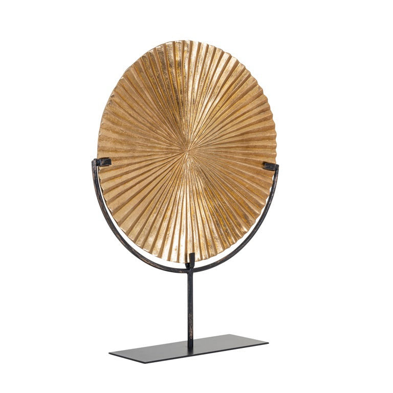 Dylan Gold Plate on Black Stand-Renaissance Design Studio