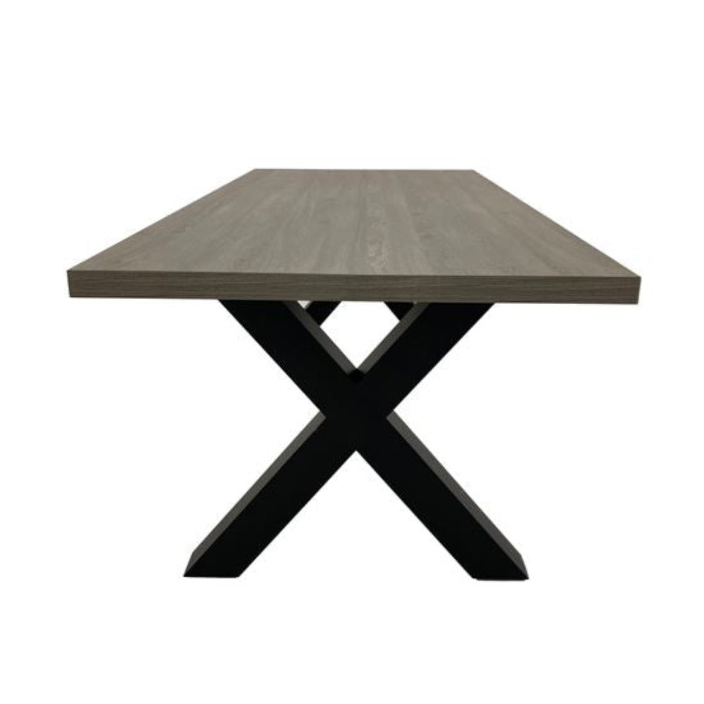 Dynasty Dining Table In 2 Sizes With Cross Leg-Renaissance Design Studio