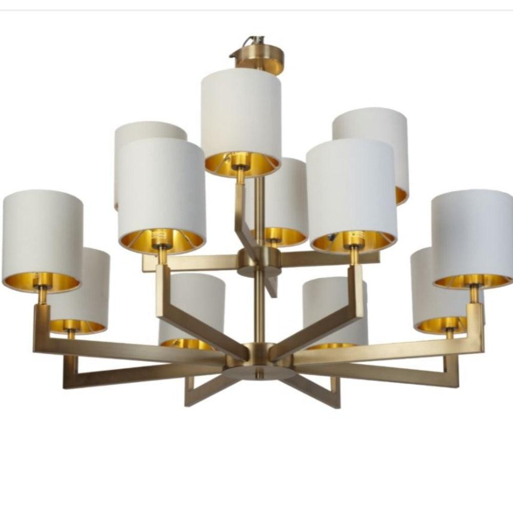 Ealga Twelve Arm Chandelier-Chandelier-Renaissance Design Studio