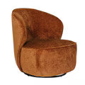 Eddie swivel Accent Chair Green, Rust or Blue-Renaissance Design Studio