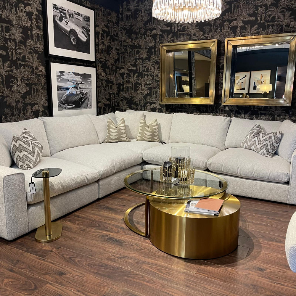 Eden Camden Superior Modular Sofa Custom made by WESTBRIDGE in H2 Boucle-Renaissance Design Studio