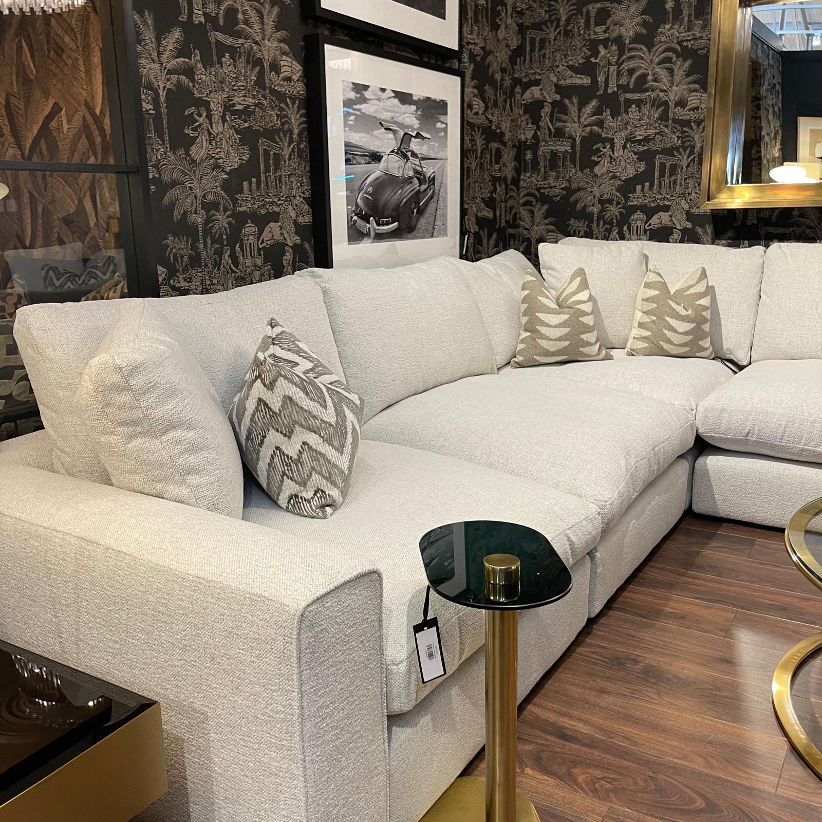 Eden Camden Superior Modular Sofa Custom made by WESTBRIDGE in H2 Boucle-Renaissance Design Studio