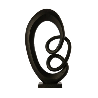 Edward Abstract matt black Ornament