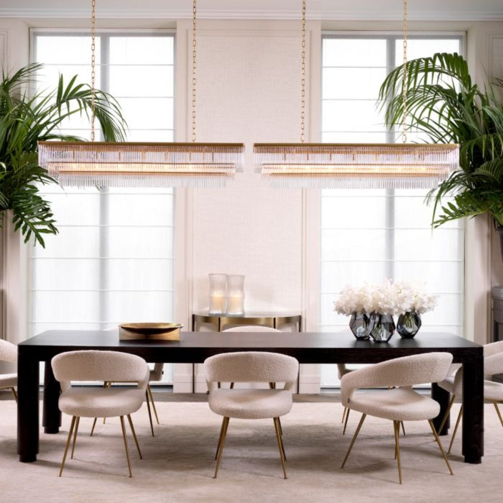 EICHHOLTZ CHANDELIER EAST RECTANGULAR reduced price-Renaissance Design Studio