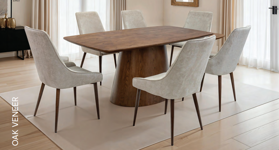 Elisa Dining Table 180cm-Renaissance Design Studio