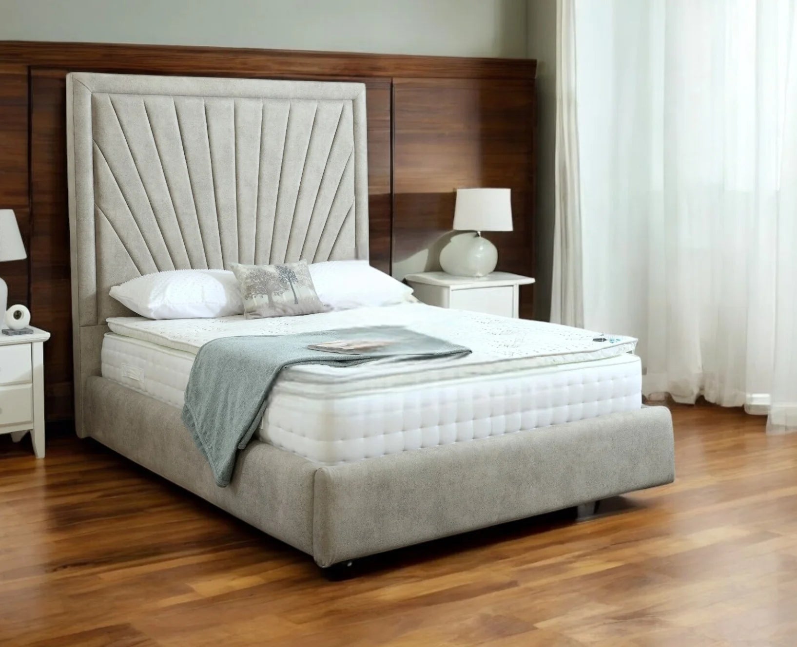 Ellen bed frame custom made.-Renaissance Design Studio