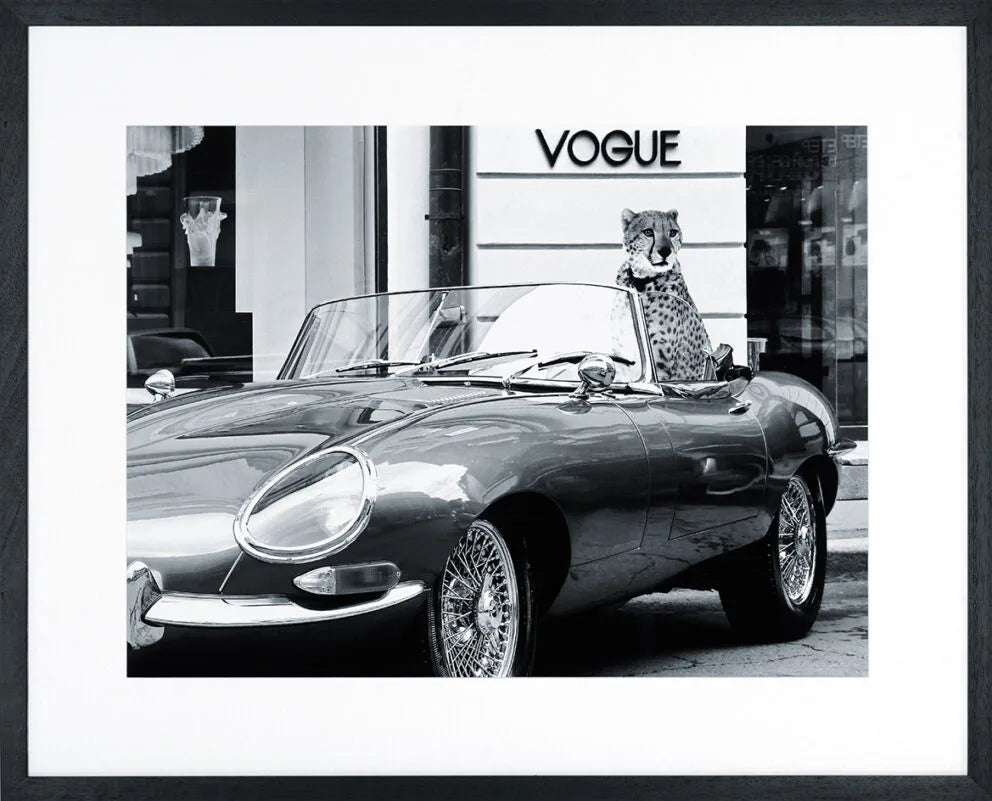 En Vogue Classic Framed Hand Made Car Artwork-Renaissance Design Studio