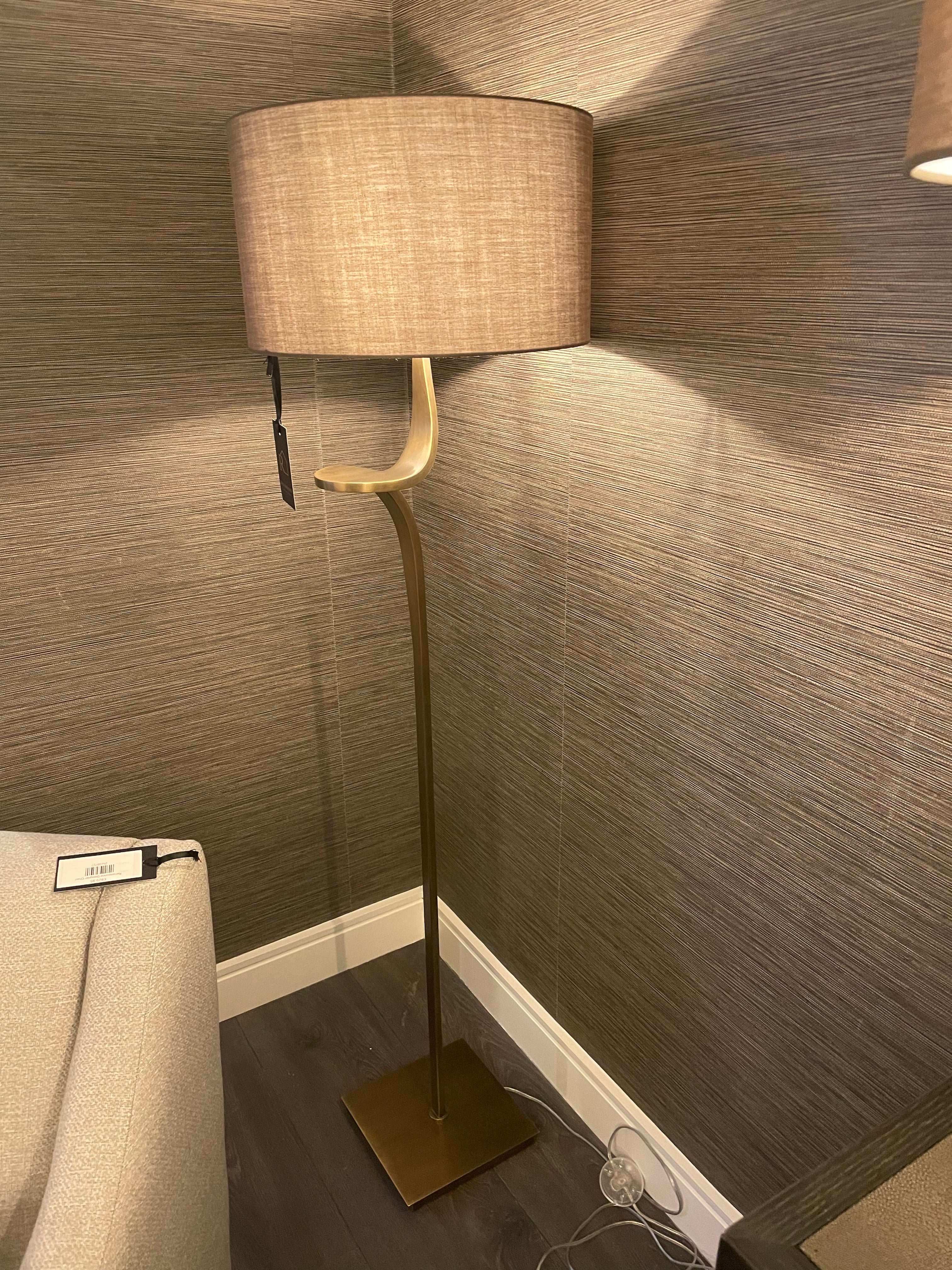 Sahara Enzo Floor Lamp brass-Renaissance Design Studio