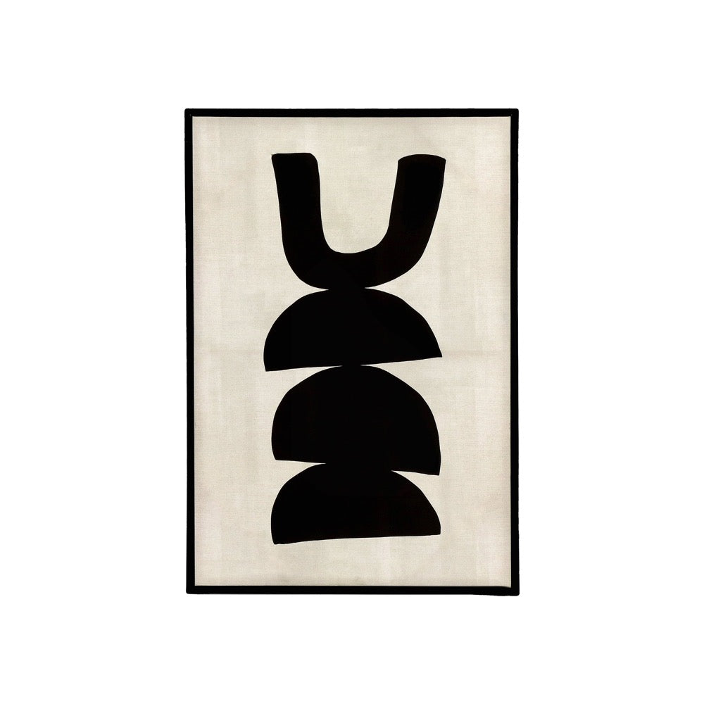 Equilibrium Contemporary canvas with frame-Renaissance Design Studio