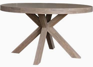 Fabian Round 137 cm Oak Dining Table
