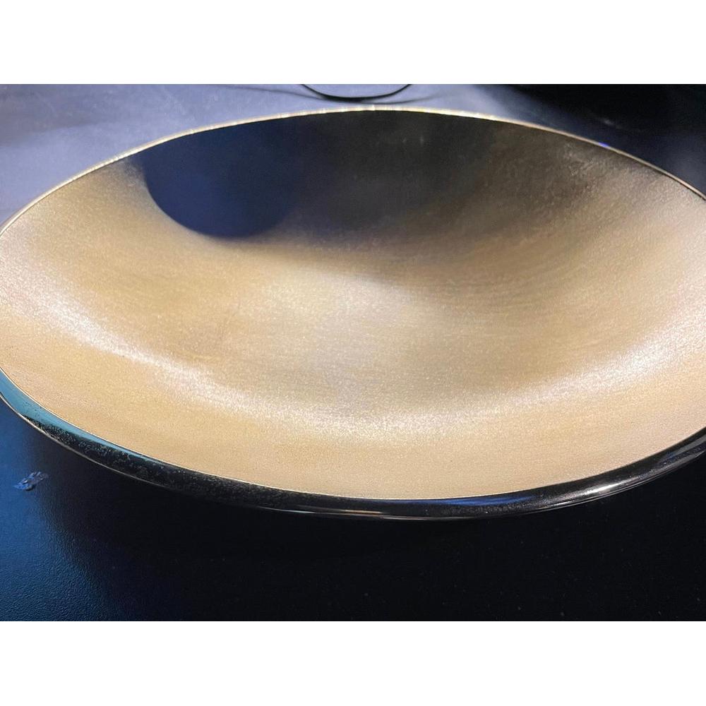Ferber Ceramic Gold Bowl reduced SALE PRICE-Renaissance Design Studio