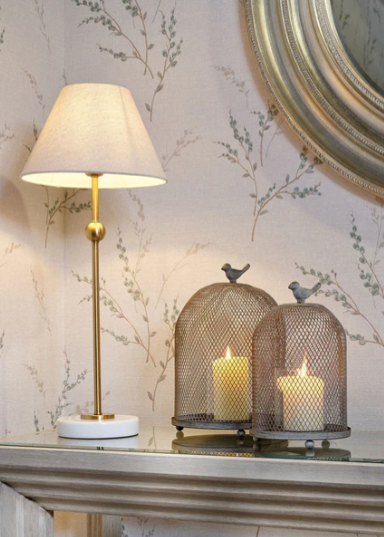 Fia Table Lamp complete with shade-Table lamps-Renaissance Design Studio