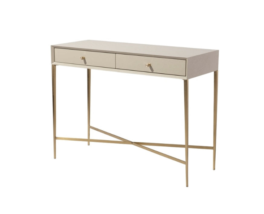 Finley Console Table in Ceramic Grey-Renaissance Design Studio