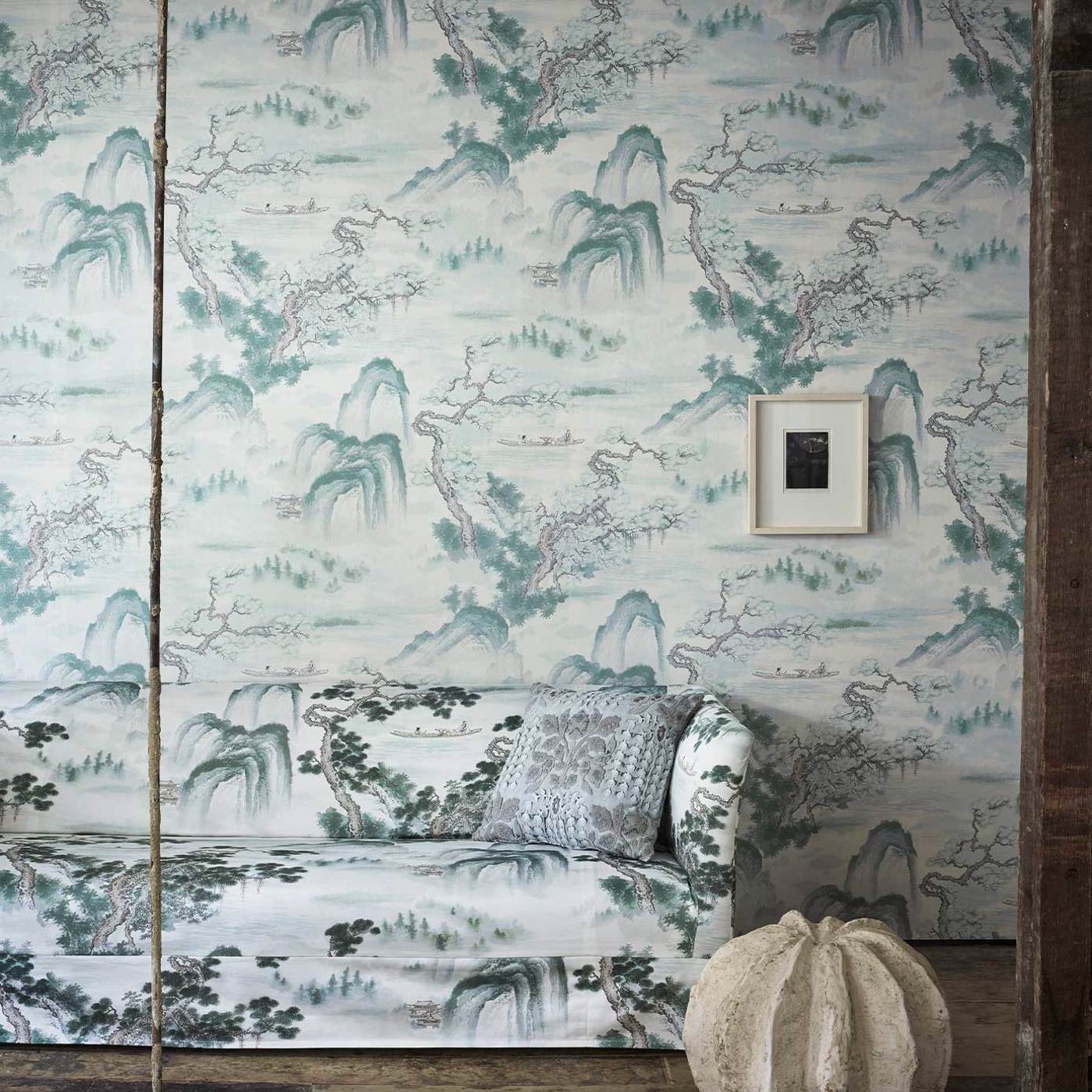 Flouting Mountains Designer Wallpaper by Zoffany-Renaissance Design Studio