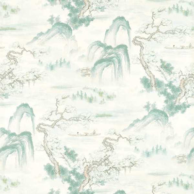 Flouting Mountains Designer Wallpaper by Zoffany