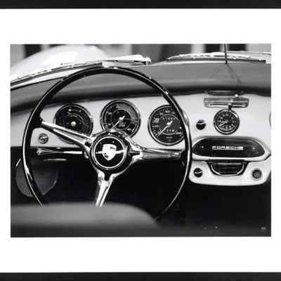 Framed Art Classic Car Porsche #1. 558  Hand made framed art work