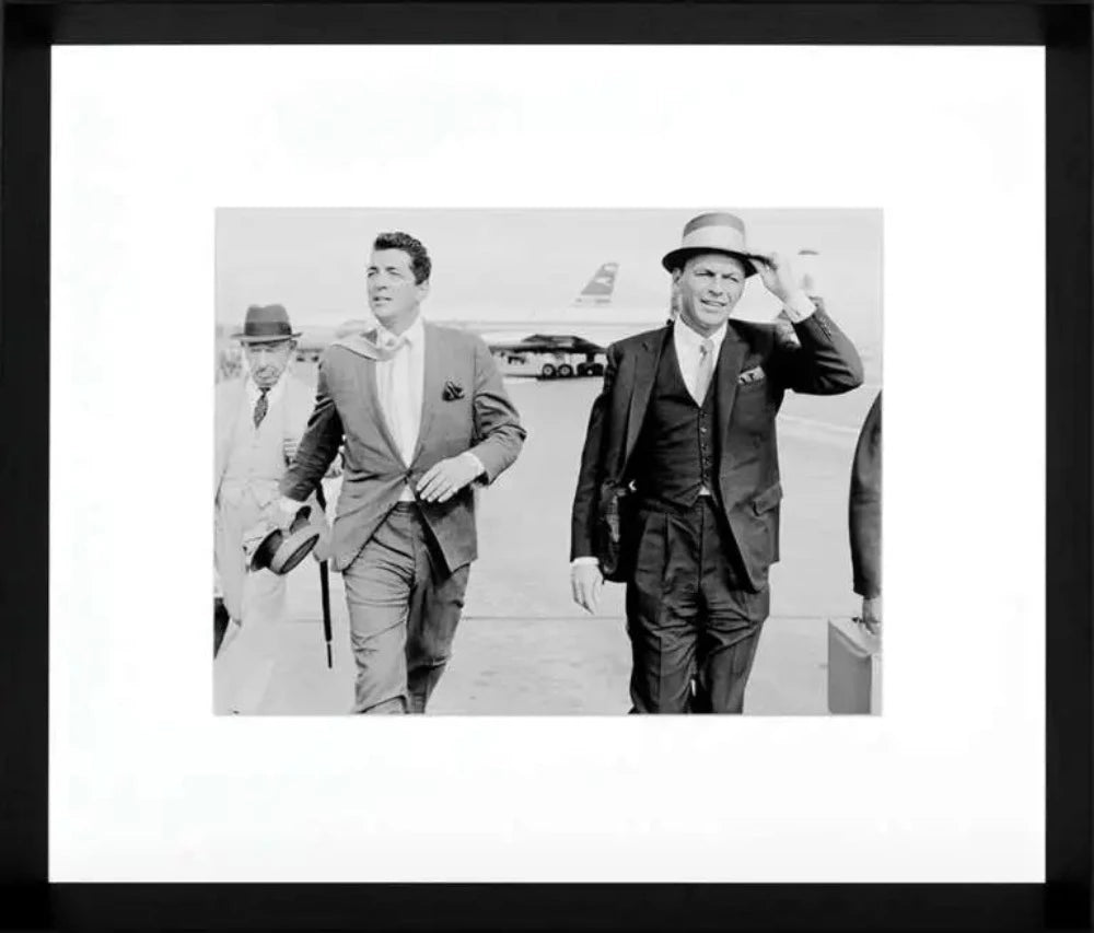 Framed Art - Dean Martin and Frank Sinatra LIMITED EDITION SIGNED BY THE ARTIST-Artwork-Renaissance Design Studio