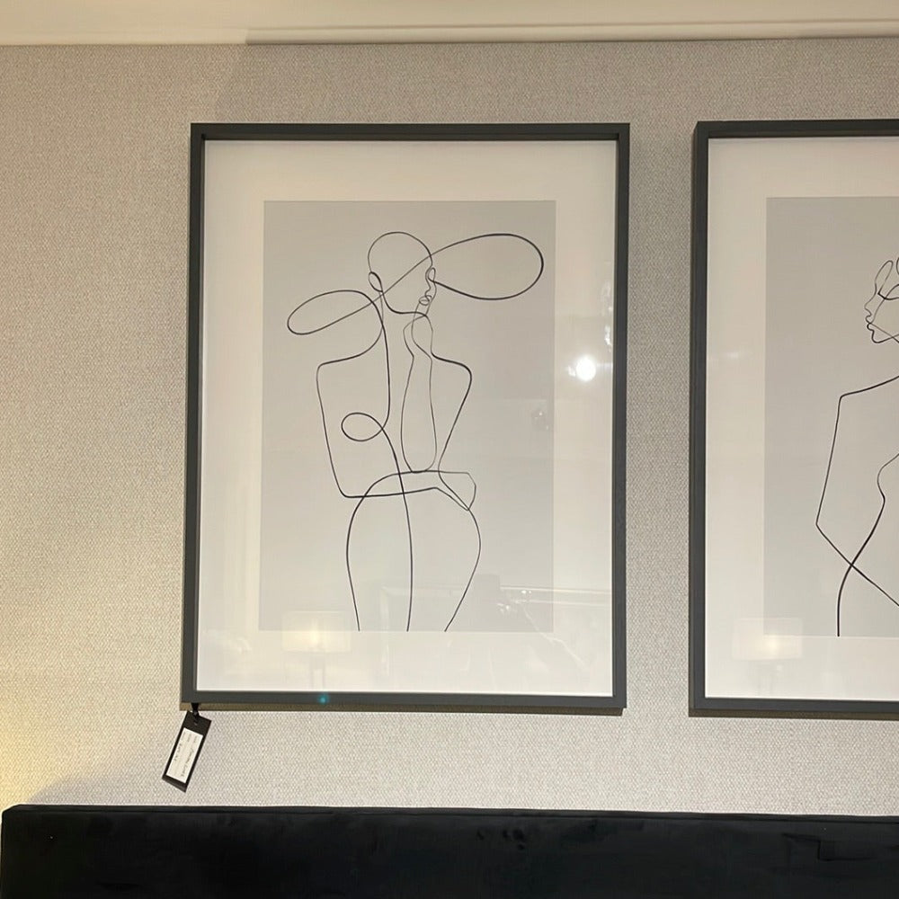 Framed Art- Monday Lines collection reduced-wall art-Renaissance Design Studio