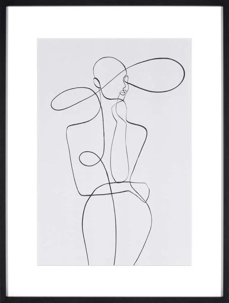 Framed Art- Monday Lines collection reduced-Renaissance Design Studio