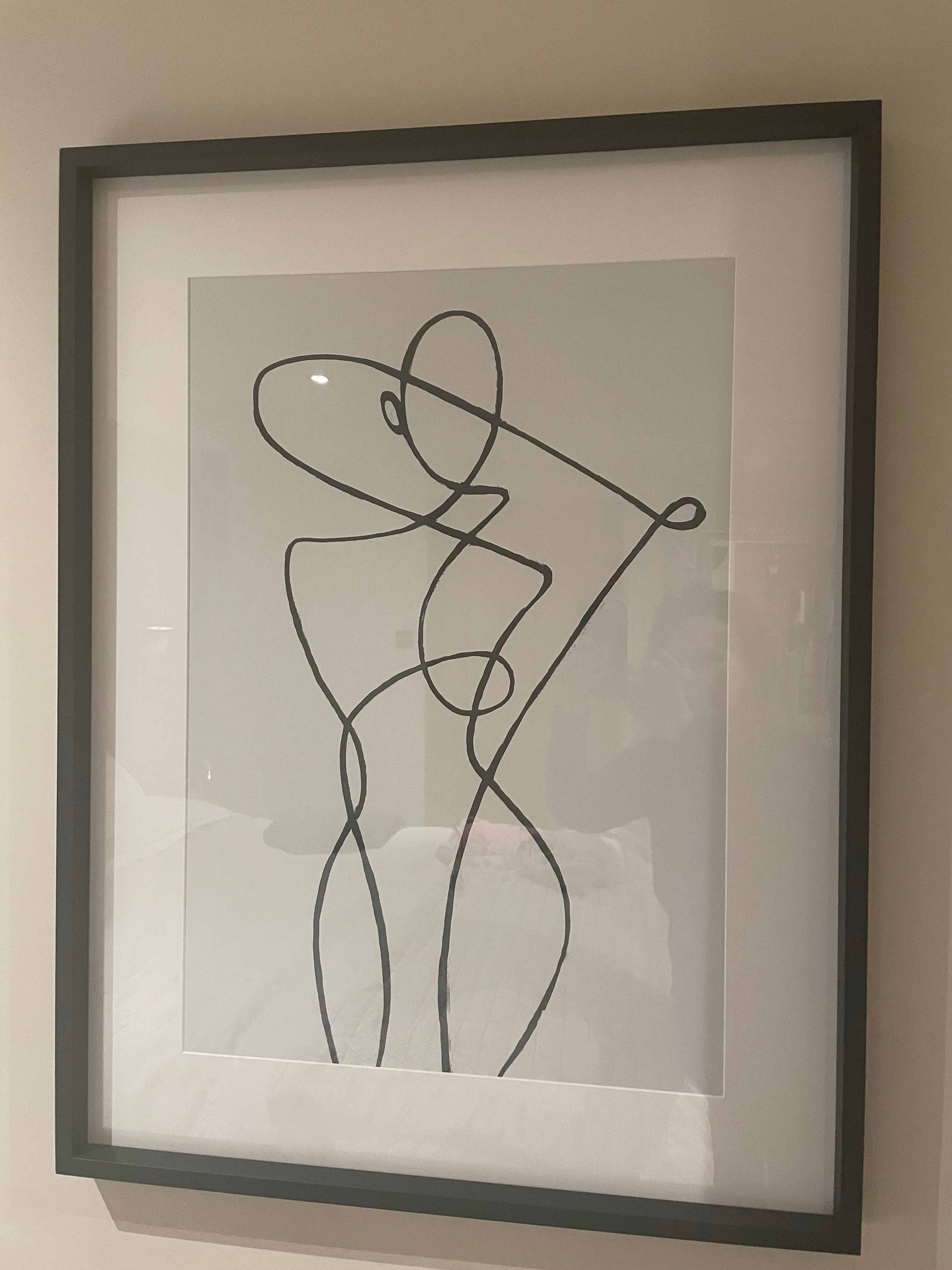 Framed Art- Monday Lines collection reduced-wall art-Renaissance Design Studio